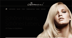 Desktop Screenshot of domani-art-of-hair.de